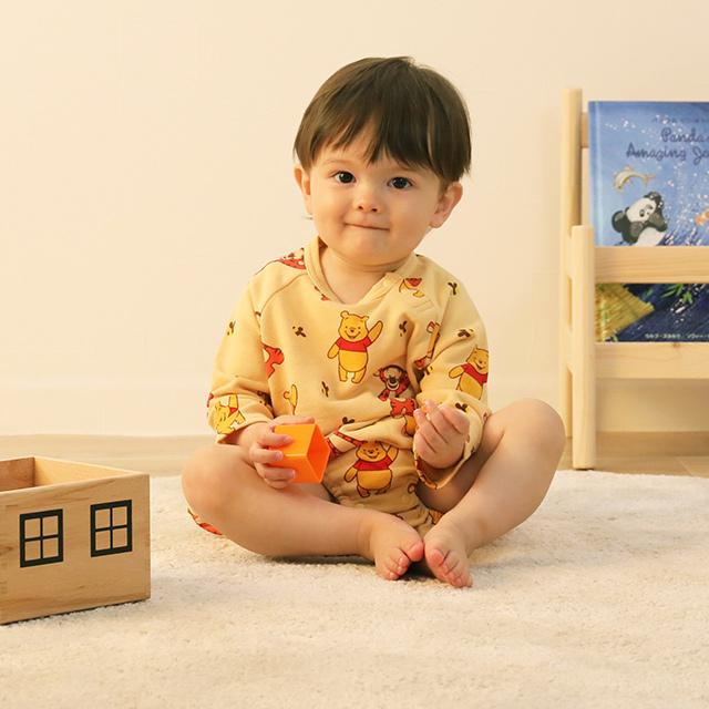 子供服 ロンパース ぽってり キャラクター 総柄 ディズニー 5391b 期間限定 ベビーサイズ Sale 女の子 Babydoll 男の子 50 Off 競売 ベビードール Disney