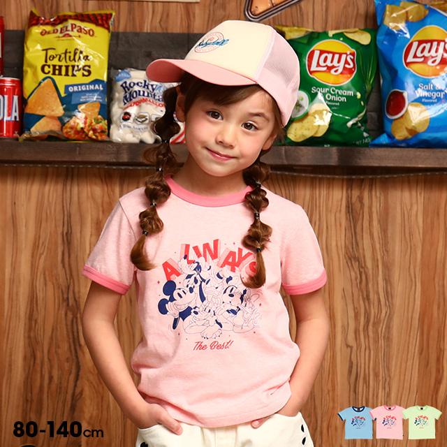 子供服 Tシャツ レトロプリント リンガー ディズニー 6549k 40 Off Sale ベビードール Babydoll キッズ 男の子 女の子 Disney 限定品