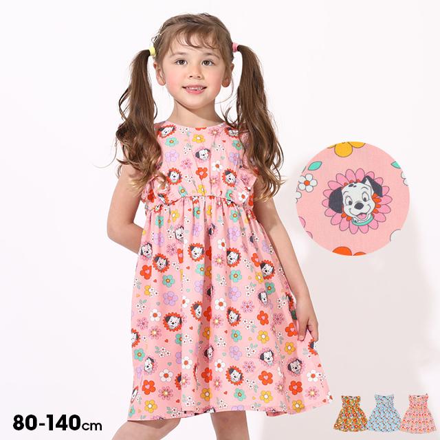 日本メーカー新品 子供服 ワンピース フリル 総柄 ディズニー 6571k 50 Off Sale ベビードール Babydoll キッズ 女の子 Disney Aynaelda Com