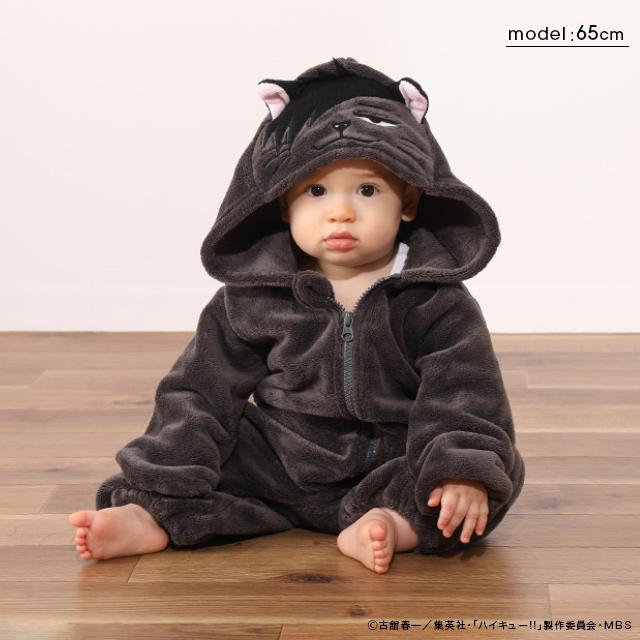 BABYDOLL 子供服 ハイキュー!!もふもふロンパース 7254B 新生児 BABYDOLL 子供服 ハイキュー!!もふもふロンパース 7254B 新生児