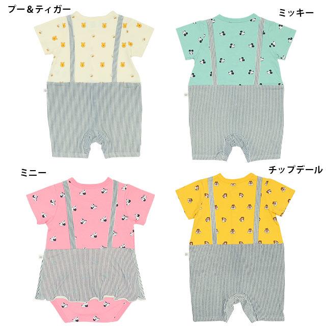 子供服 新柄追加 ディズニー スタイ付 サロペットロンパース 2点セット 7910B ベビードール BABYDOLL ベビー DISNEY★Collection｜babydoll-y｜07