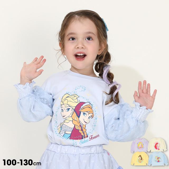 Disney（ディズニー） ロンT 子供 子供服プリンセス / チュール袖