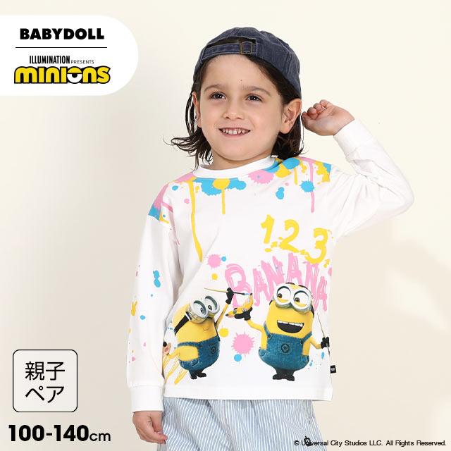 BABYDOLL ロンT キッズ 男の子 女の子 子供 子供服 ペイント 親子お  