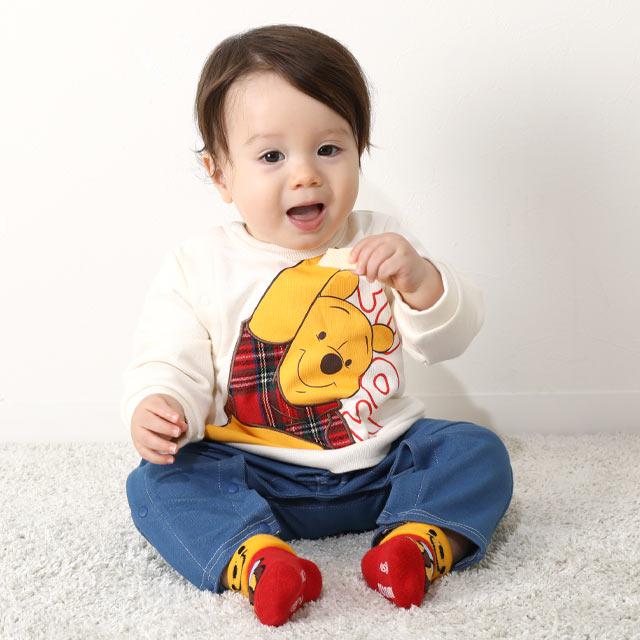 Disney ディズニー チップとデール 服 ベビー ロンパース 男の子 Disney ディズニー チップとデール 服 ベビー ロンパース 男の子