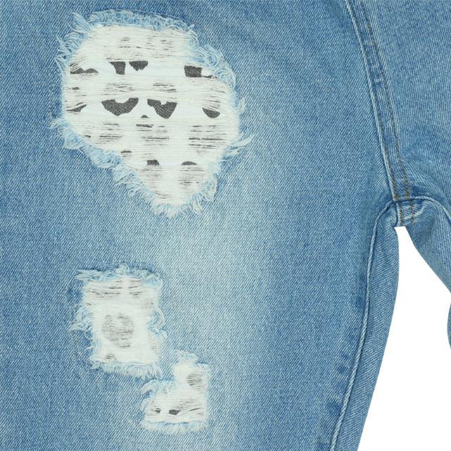 Disney（ディズニー） 【5/8再入荷】 綿100% デニムロングパンツ 子供