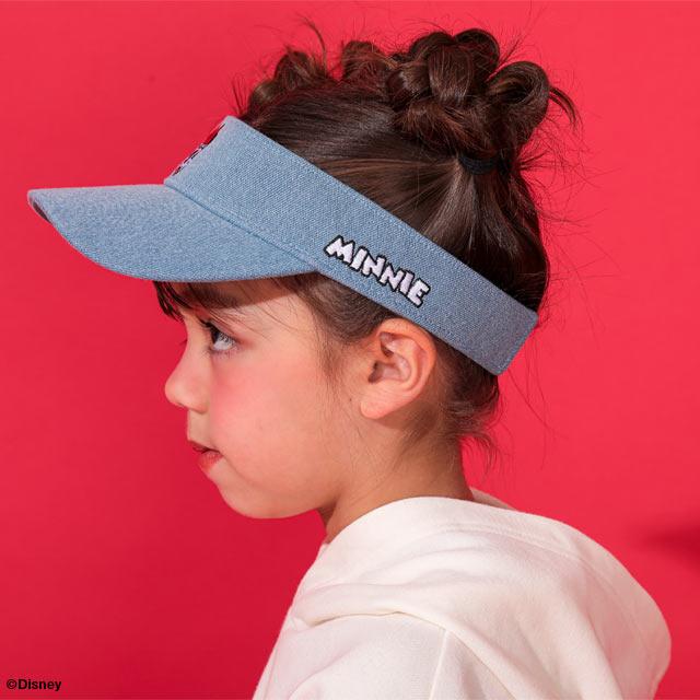 Disney（ディズニー） サンバイザー キッズ 女の子 デニム 0194 50%OFF
