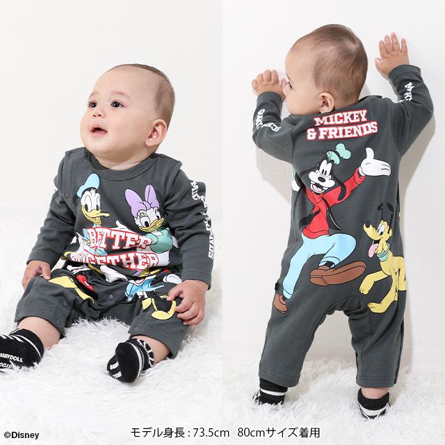Disney（ディズニー） 綿100% ロンパース ベビーサイズ 子供服 BIG