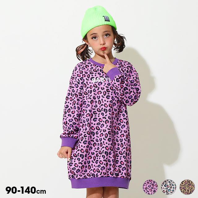 BABYDOLL（ベビードール） ワンピース キッズ カラフルレオパード