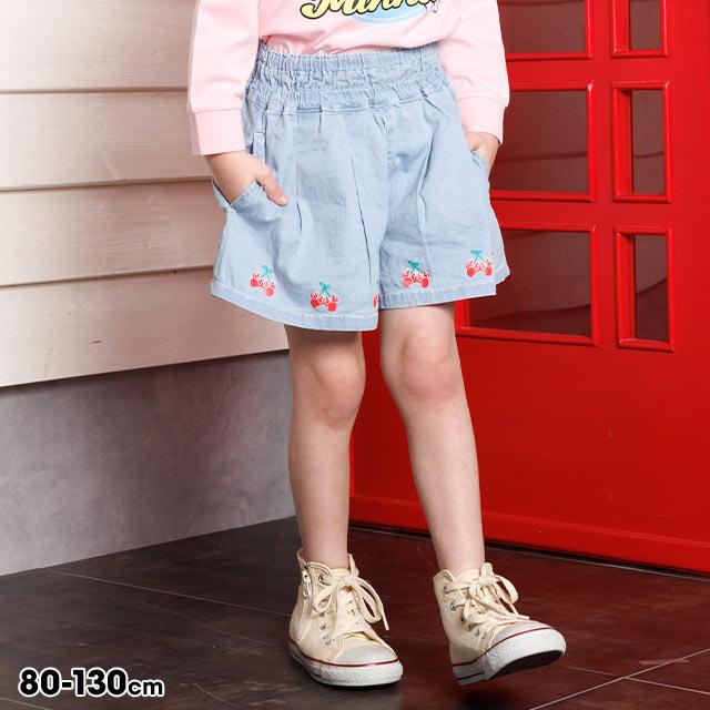 Disney（ディズニー） ショートパンツ キッズ 子供服 女の子 デニム