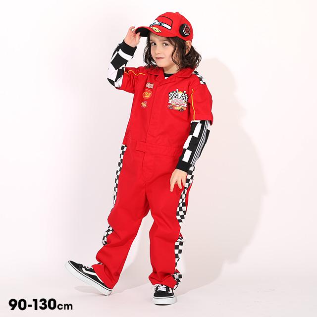 Disney（ディズニー） 【5/8再入荷】 カーズ つなぎ キッズ 綿100