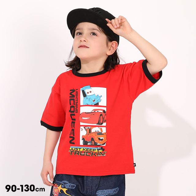 Disney（ディズニー） カーズ Tシャツ キッズ 半袖 男の子 綿100% 天竺 