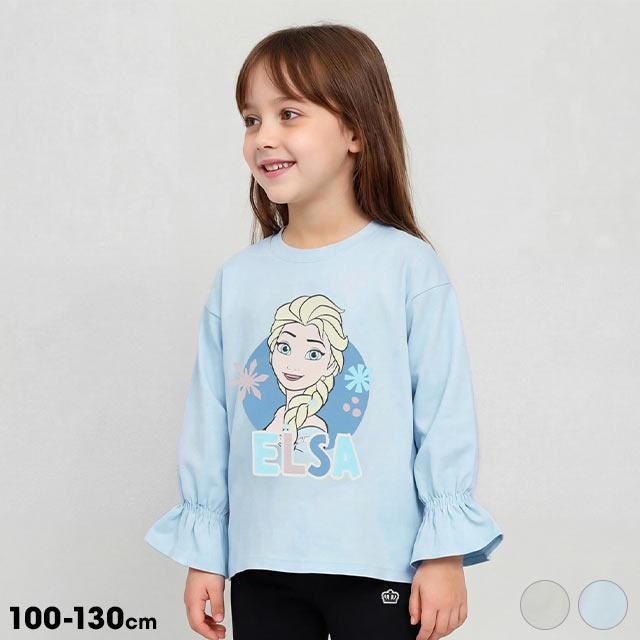 Disney（ディズニー） エルサ 服 ロンT キッズ 綿100％ 子供服 女の子