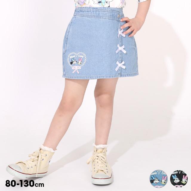 Disney（ディズニー） ショートパンツ キッズ 綿100% 女の子 ラップ