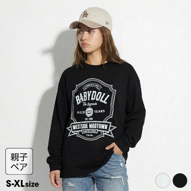 BABYDOLL（ベビードール） Tシャツ 親子ペア ロンT 大人 レディース