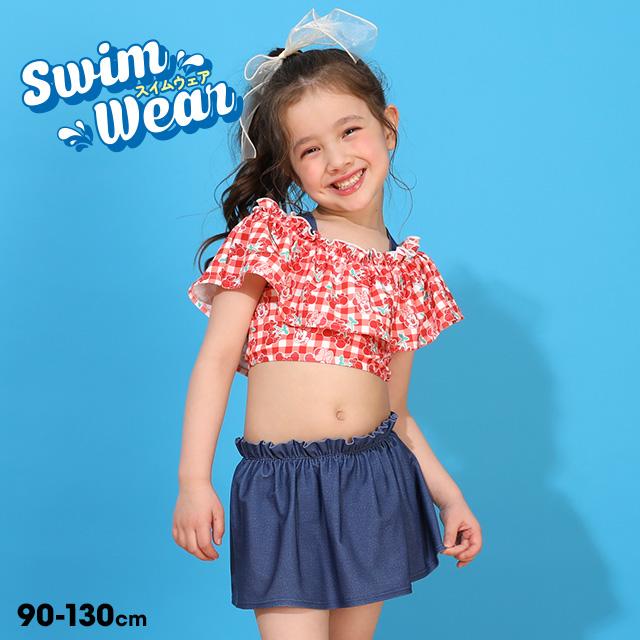 Disney（ディズニー） ミニー 水着 子供 キッズ 女の子 スイムウェア 