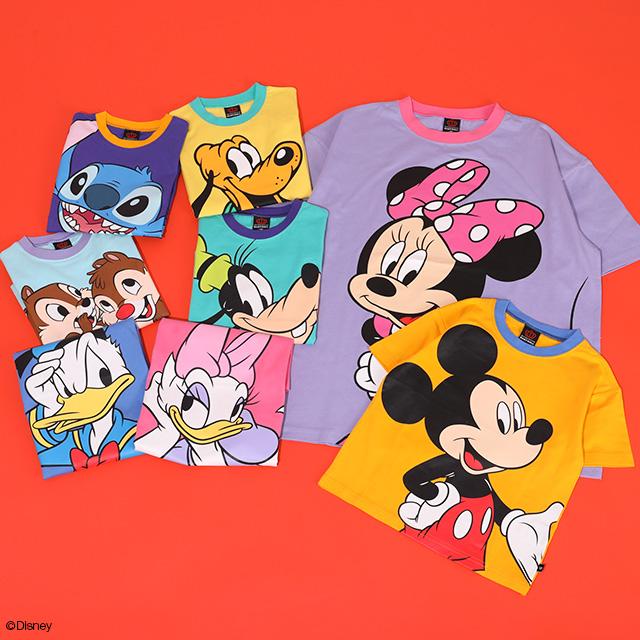 Disney（ディズニー） 【6/10再入荷】 親子ペア Tシャツ キッズ 女の子