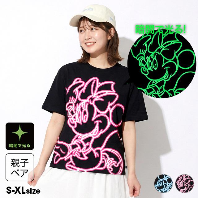 Disney（ディズニー） 親子ペア Tシャツ 大人 綿100％ 子供服