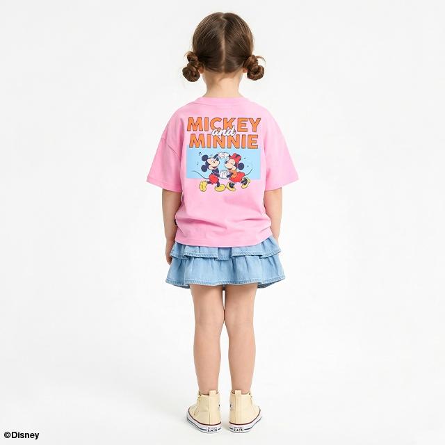 Disney（ディズニー） 【再入荷】 親子ペア Tシャツ キッズ 女の子