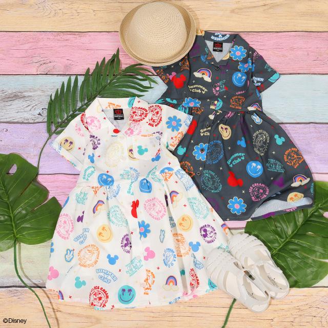 Disney（ディズニー） 親子ペア ワンピース キッズ 子供服 女の子 