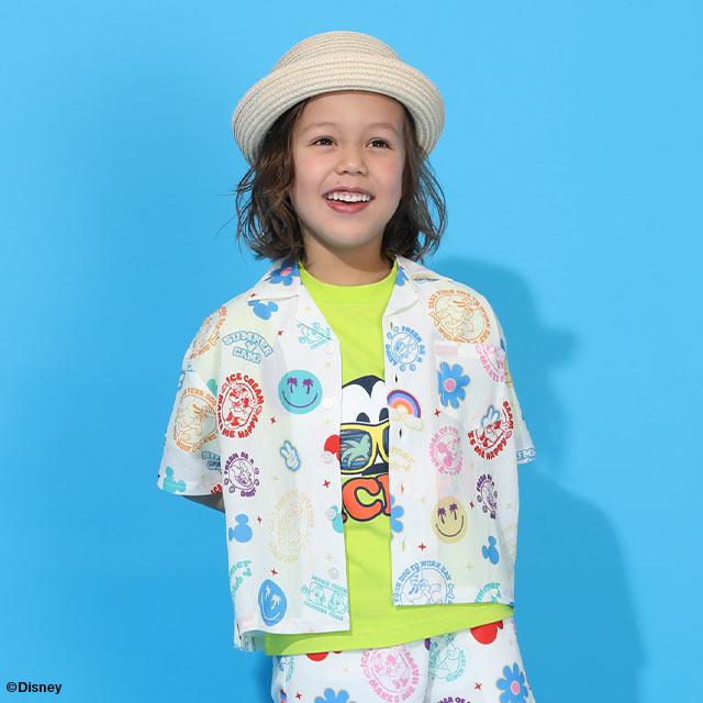 Disney（ディズニー） 親子ペア キッズ シャツ 子供服 女の子 半袖 