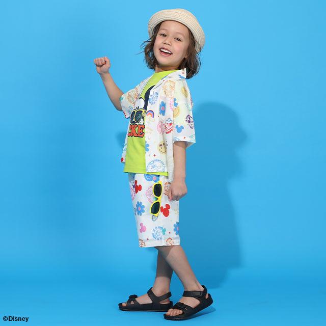 Disney（ディズニー） 親子ペア キッズ シャツ 女の子 半袖 男の子