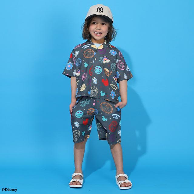 Disney（ディズニー） 親子ペア キッズ シャツ 女の子 半袖 男の子