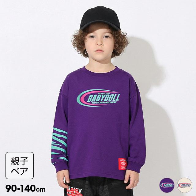 BABYDOLL（ベビードール） 【再入荷】 親子ペア Tシャツ キッズ ロンT 
