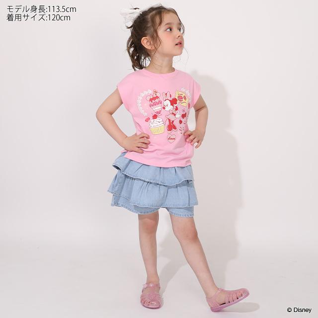 Disney（ディズニー） ミニー Tシャツ キッズ 半袖 女の子 90-140cm 春