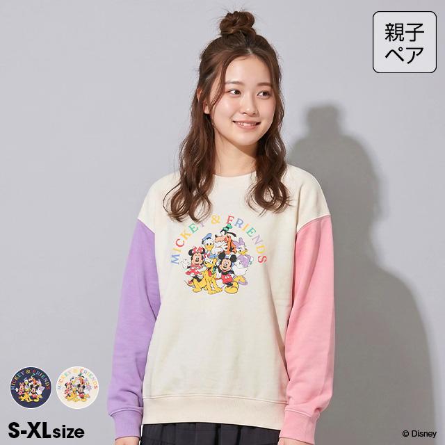 Disney（ディズニー） 親子ペア トレーナー 大人 レディース メンズ