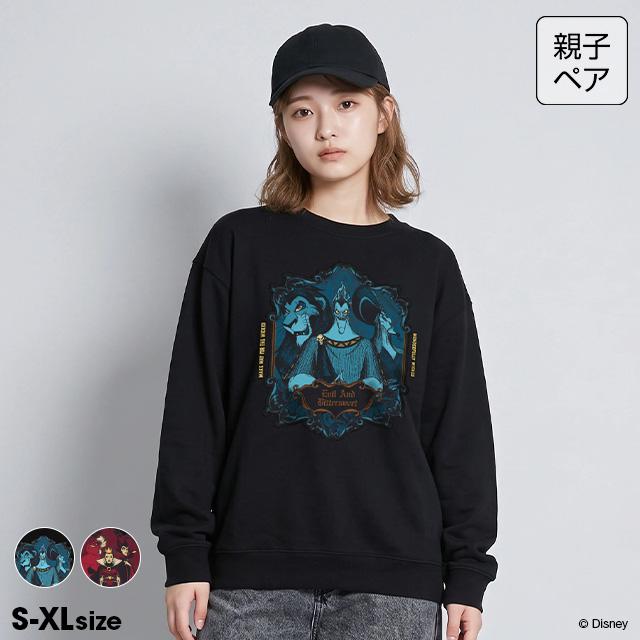 Disney（ディズニー） 親子ペア トレーナー ヴィランズ レディース 