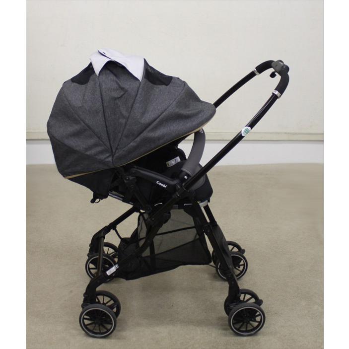Combiグレー ベビーカー スゴカル　4キャス　エアー オプション3点付き Combi コンビ スゴカル 4キャス エッグショック | ベビーカー