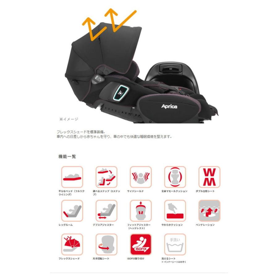 アップリカ（Aprica） 3ヵ月レンタル フラディア グロウ ISOFIX 360