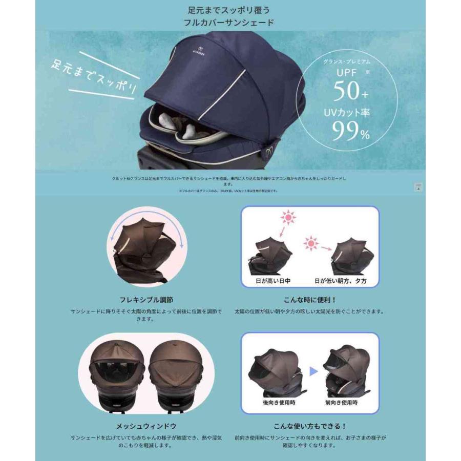 6ヵ月レンタル エールベベ クルット6i グランス グランネイビー カーメイト ：新生児 18kg