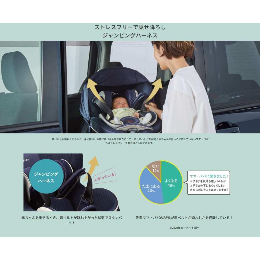6ヵ月レンタル エールベベ クルット6i グランス グランネイビー カーメイト ：新生児 18kg