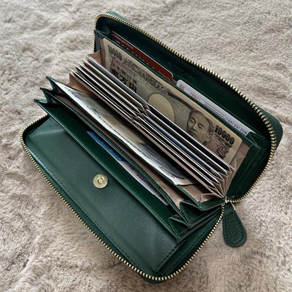 クーポン利用で3580円」レディース 長財布 本革 長財布 レディース 財布 本革 大容量 ラウンドファスナー じゃばら 小銭入れ カード18枚 シンプル 緑 母の日 :fl9588:BabygirlFashion - 通販 - Yahoo!ショッピング クーポン利用で3580円」レディース 長財布 本革 長財布 レディース 財布 本革 大容量 ラウンドファスナー じゃばら 小銭入れ カード18枚 シンプル 緑 母の日 :fl9588:BabygirlFashion - 通販 - Yahoo!ショッピング
