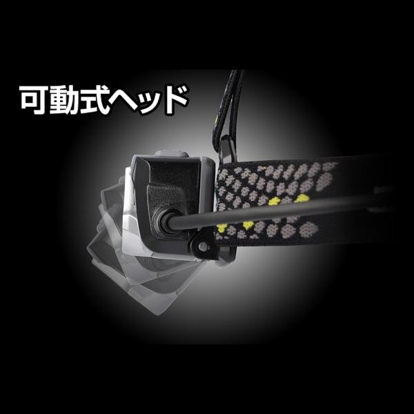 GENTOS（ジェントス） LED ヘッドライト 電池式 480ルーメン ドラグ