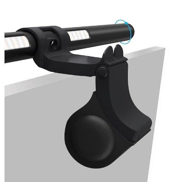 モニターライト 場所を取らない デスクライト 無段階調光 調色 目に優しい おしゃれ 40cm デュアルランプモニターライト Led 802 Black Led 802black ウービルストア2nd 通販 Yahoo ショッピング