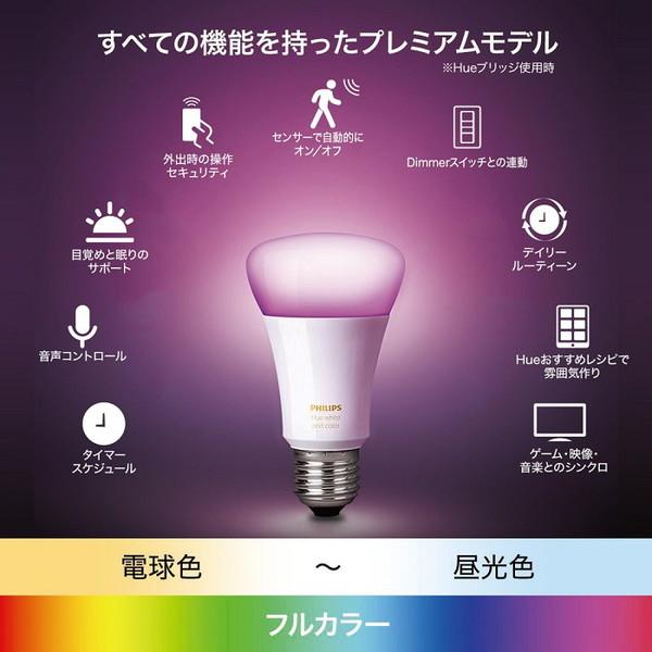 フィリップス フュー スターターセット スマート電球 E26 75W LED電球 
