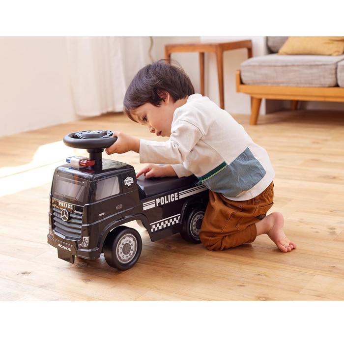 乗用メルセデスベンツ ACTROS 乗用玩具 ベンツ パトカー 消防車 足けり