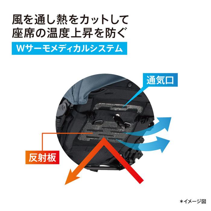 アップリカ（Aprica） ベビーカー ラクーナエアー プラス グレーGR A型