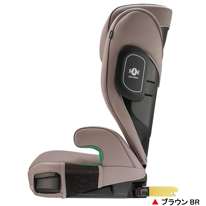 Air Ride ジュニアシート アップリカ ライドクルー ISOFIX AB ブラウン