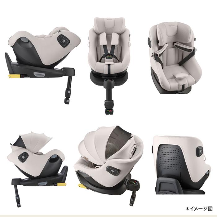 【美品】アップリカ クルリラプラス チャイルドシート 回転式 ISOFIX Cururila [2-7]チャイルドシート アップリカ クルリラ エックス プラス