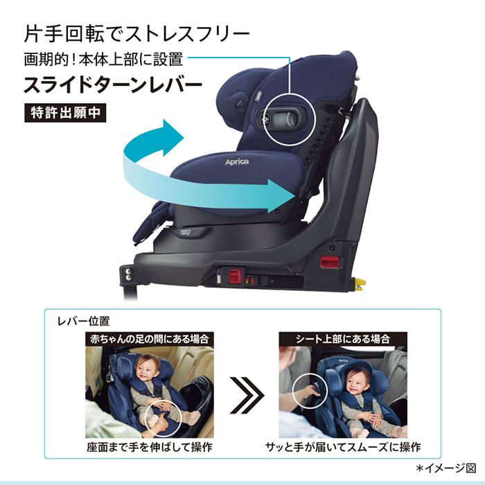 【美品】フラディアグロウ デラックス 360°回転 アップリカ チャイルドシート Fladea チャイルドシート アップリカ フラディア グロウ エバー