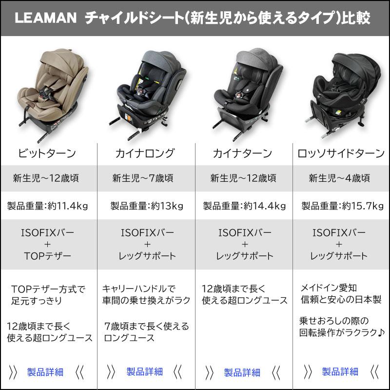 LEAMAN（リーマン） チャイルドシート ロッソジャパン360サイドターン