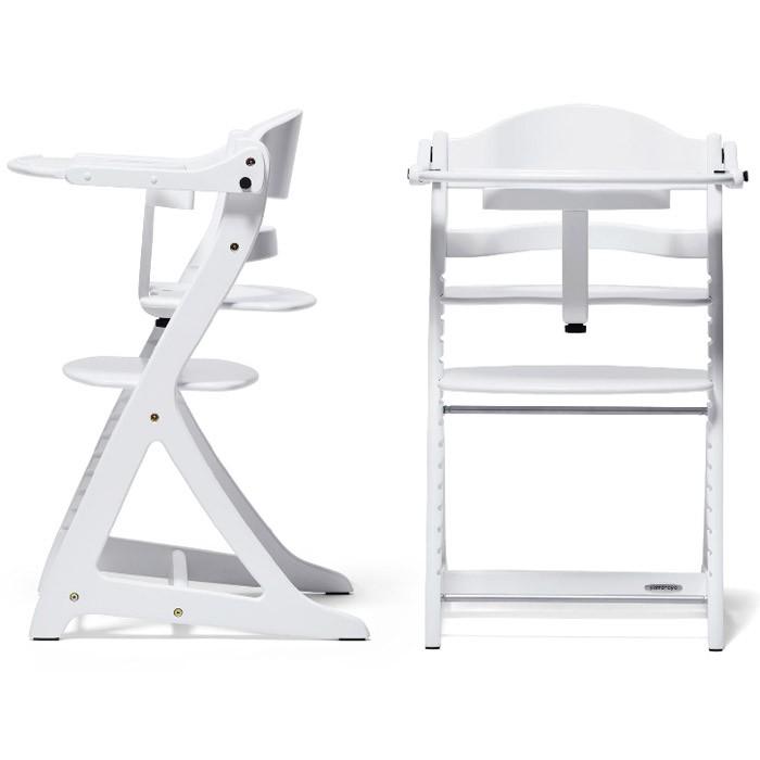 ベビーチェア 大和屋 すくすくチェアプラス テーブル＆ガード付 1505 ホワイトWH 5cm