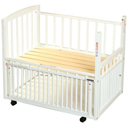 ベビーベッド ミニサイズ サワベビー L型プチベリー ホワイト 澤田工業  