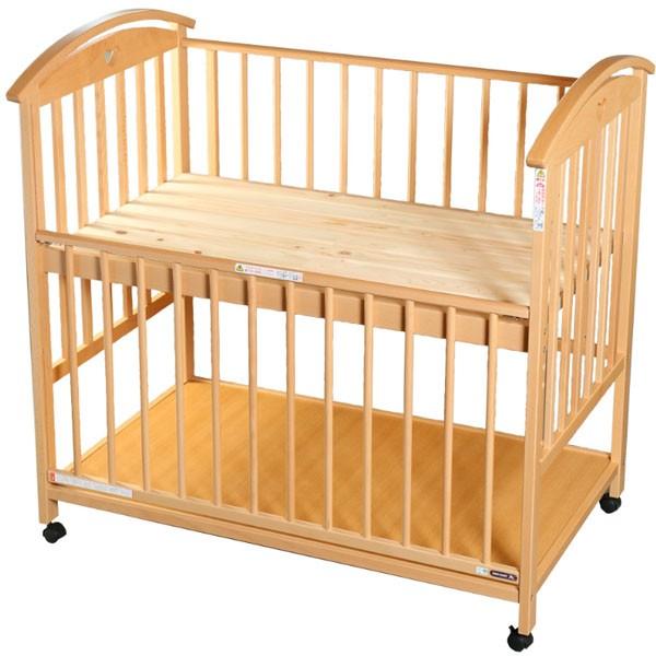 ベビーベッド サワベビー V型オットー ナチュラル 澤田工業  