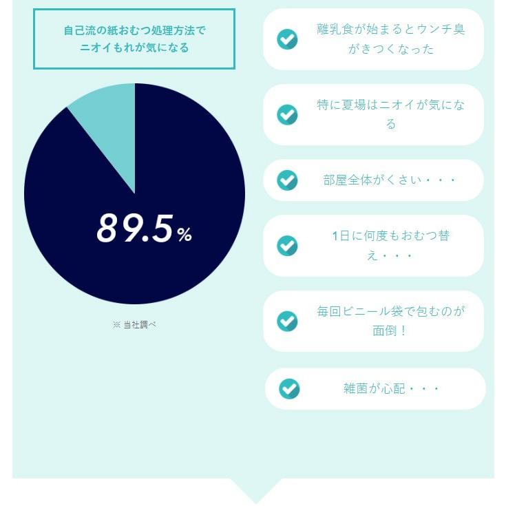 アップリカ ニオイポイ 本体　カセット1個付き おむつ処理ポット 衛生用品 おむつ 赤ちゃん NIOI-POI｜babymachi｜06