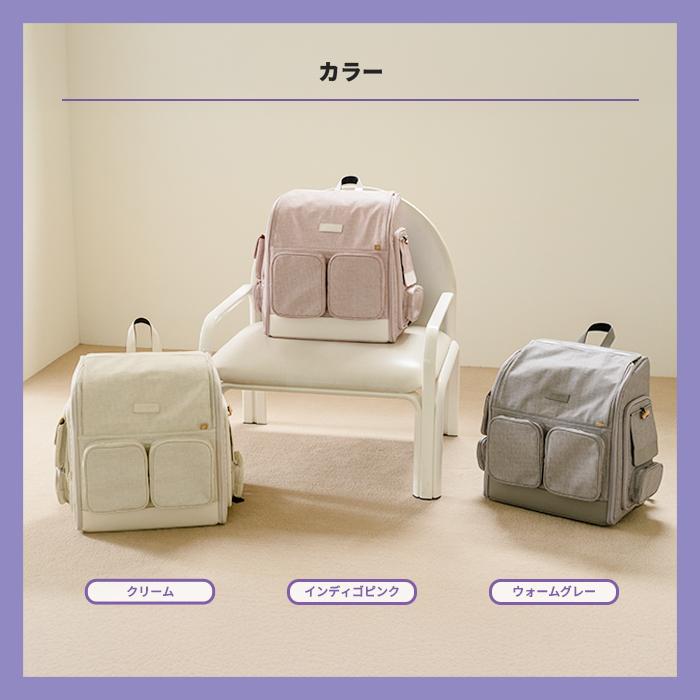 guruguru ウィゴバッグ（ペット用バックパック）【フィット】インディゴピンク 4WAY オプションパーツ 飛び出し防止リード メッシュ付き 韓国製_6