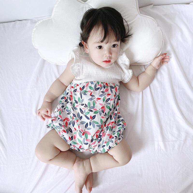 Py2613 ベビー服 女の子 新生児 赤ちゃん ロンパース カバーオール ノースリーブ 夏 Py2613 Baby Nestヤフーショッピング店 通販 Yahoo ショッピング